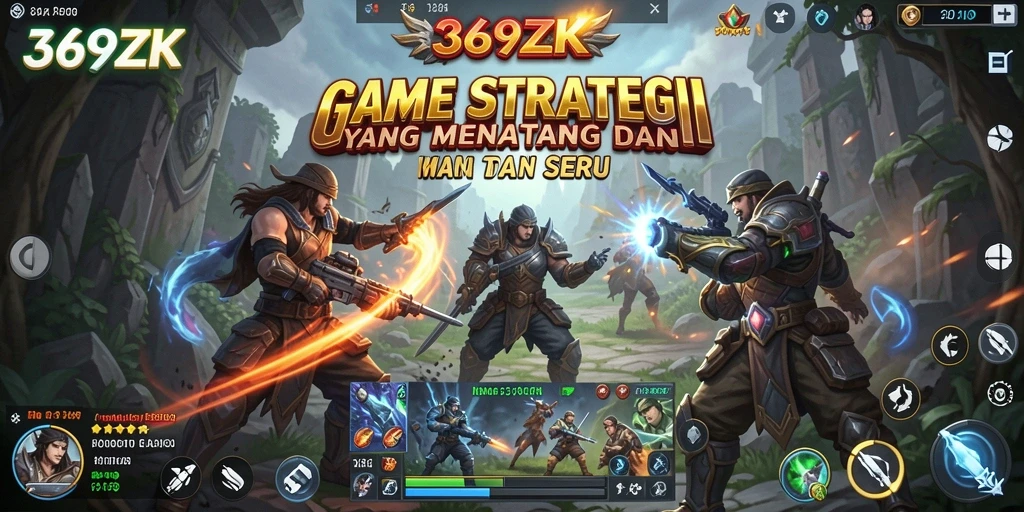 Tangkapan layar menarik dari gameplay strategi 369ZK.