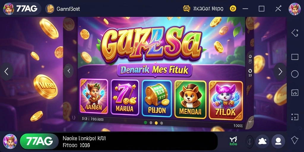 Tampilan gameplay Slot yang menarik di 77AG.