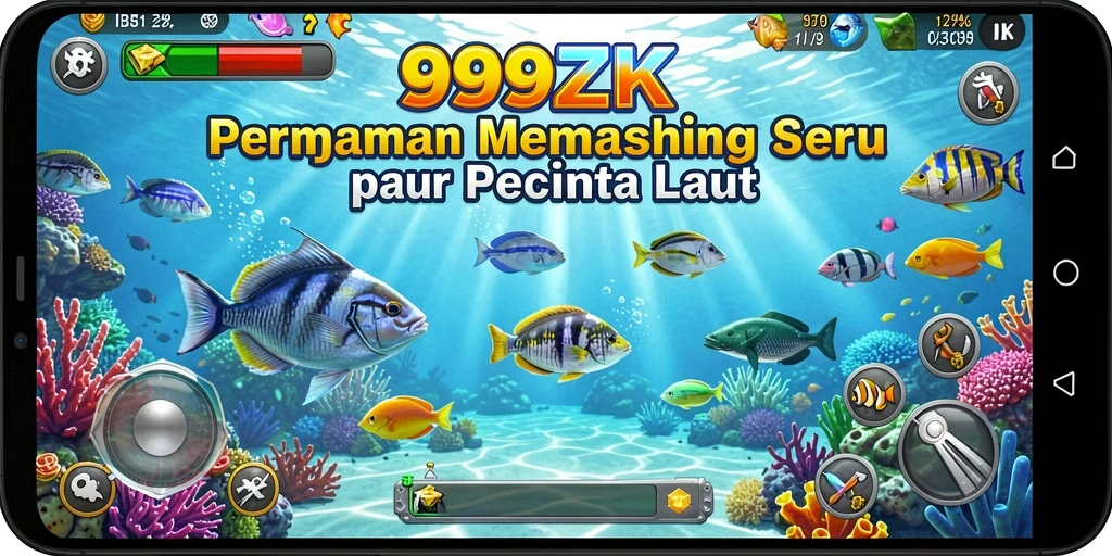Gameplay menarik di 999ZK dengan grafis memukau dan pengalaman memancing nyata.