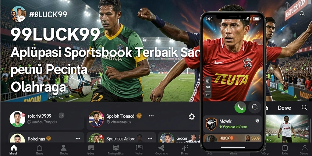 Tampilan screenshot utama 99LUCK99 menampilkan antarmuka taruhan olahraga yang menarik.
