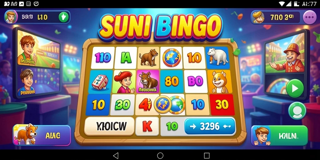 Tangkapan layar utama menunjukkan pemain menikmati permainan Bingo yang seru.