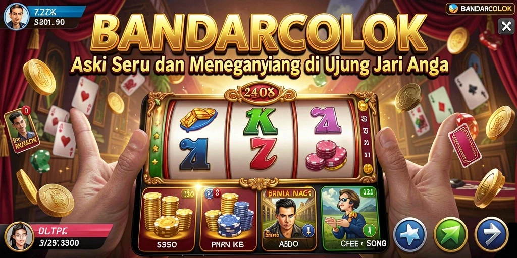 Tangkapan layar dari gameplay seru BANDARCOLOK.
