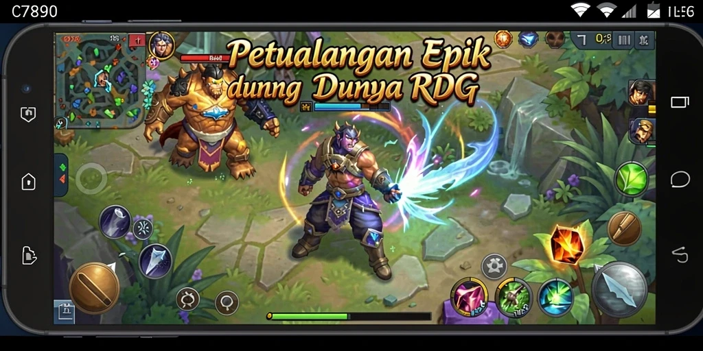 Gameplay RPG C7890 yang menakjubkan dan mendebarkan.