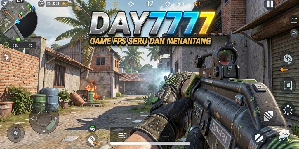 Gameplay intens dari DAY777 menampilkan aksi tembak-menembak yang mendebarkan.