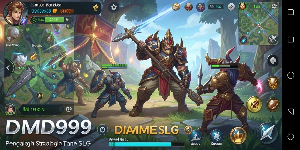Screenshot gameplay yang menampilkan pertempuran epik dalam DMD999.