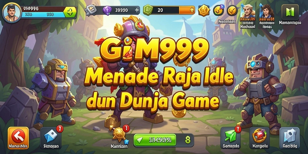 Tampilan menarik dan gameplay seru di GIM999.