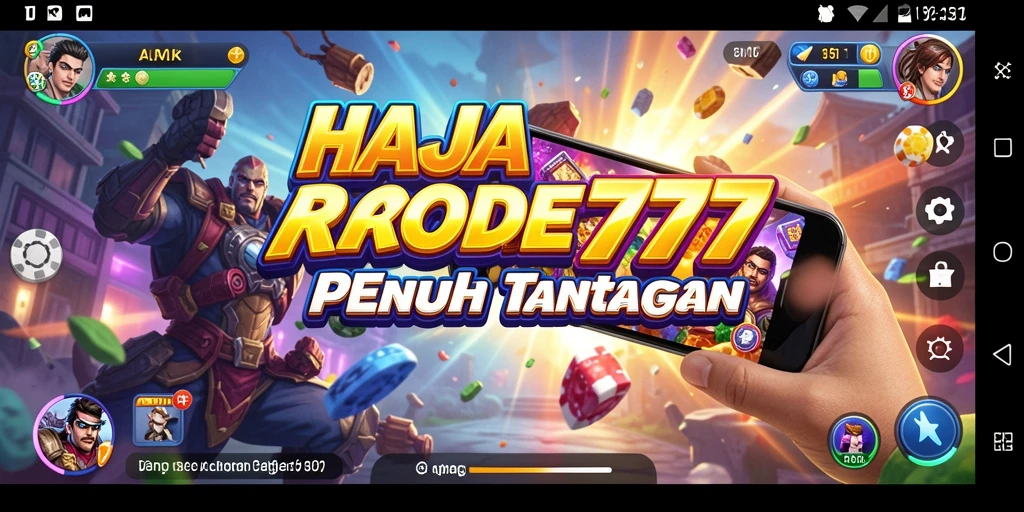 Tampilan gameplay seru dari HAJAR777 dengan berbagai tantangan.