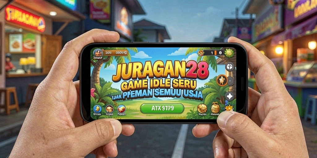 Gameplay JURAGAN28 yang menawan dan menunjukkan bisnis yang sedang berkembang.