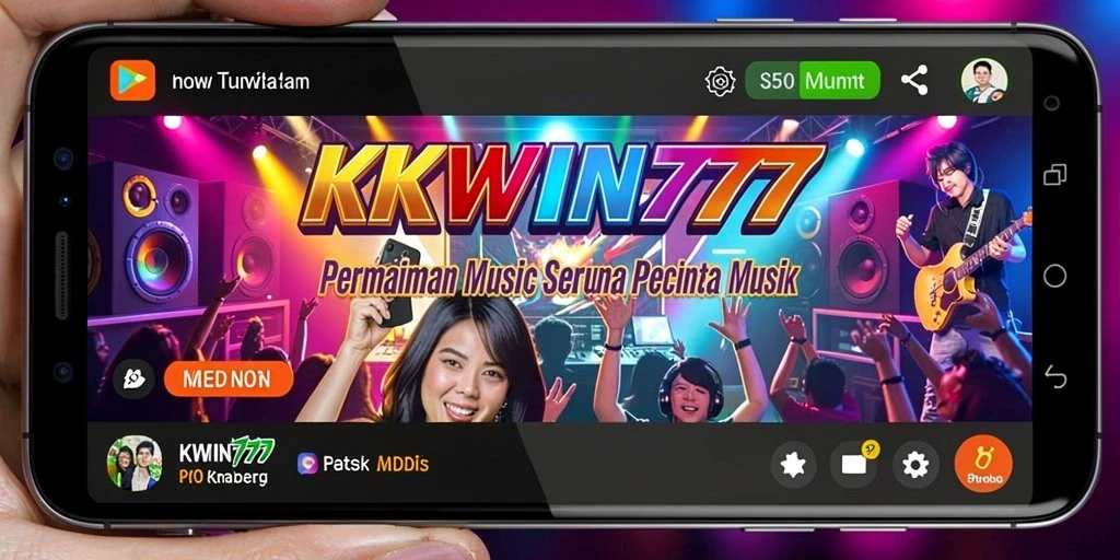 Tampilan gameplay KKWIN777 yang penuh warna dan menarik perhatian.