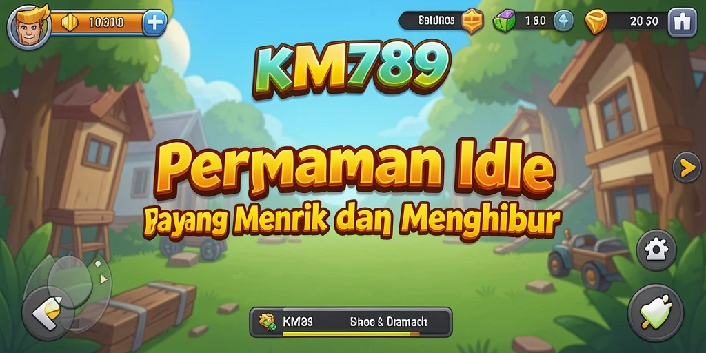 Tampilan gameplay KM789 yang menarik dari genre Idle.