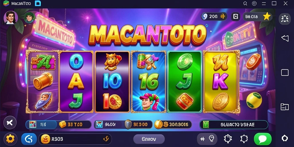 Tampilan menarik dari gameplay Slot di MACANTOTO.