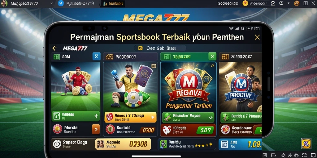 Tampilan gameplay menarik dari taruhan olahraga di MEGA777.