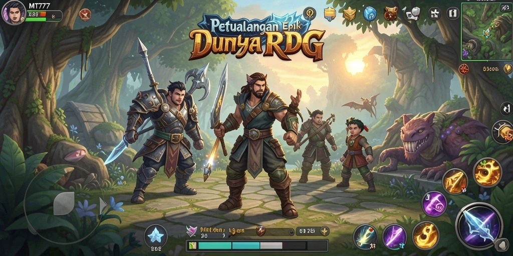 Gameplay RPG yang menegangkan dengan grafis menawan.