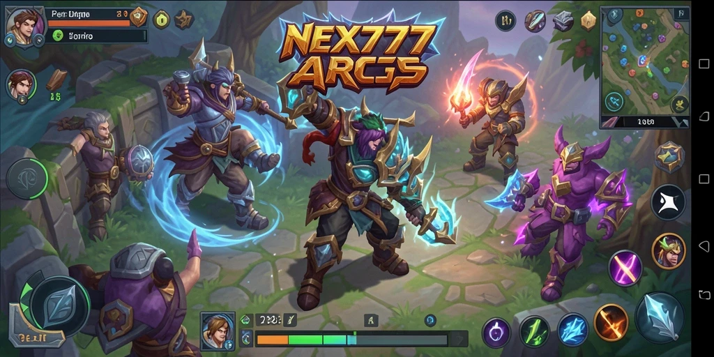 Tampilan gameplay seru dalam dunia ARPG NEX777.