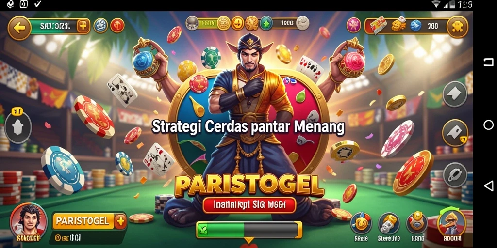 Tampilan gameplay menegangkan dalam PARISTOGEL dengan strategi yang komplek.