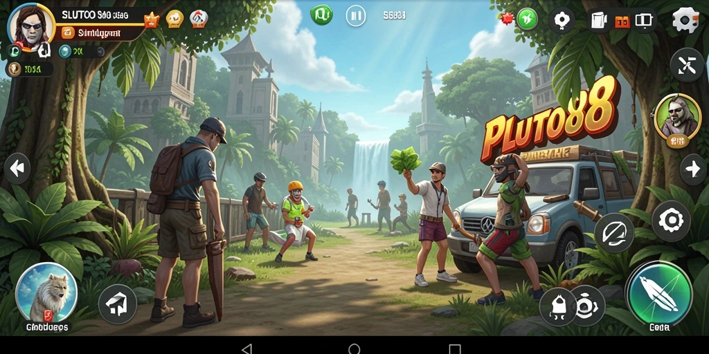 Tampilan gameplay PLUTO88 yang interaktif dan menarik.