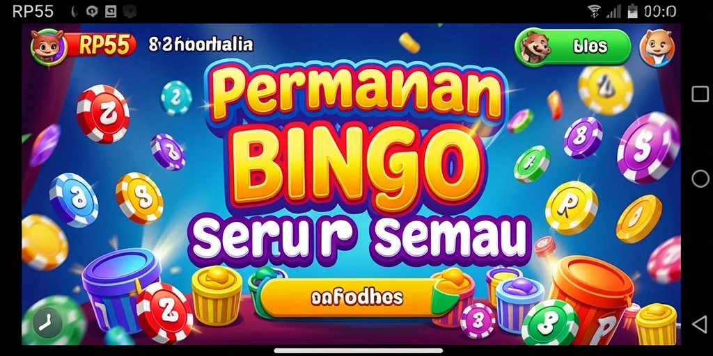 Tampilan gameplay yang seru dalam RP55 dengan keseruan Bingo.