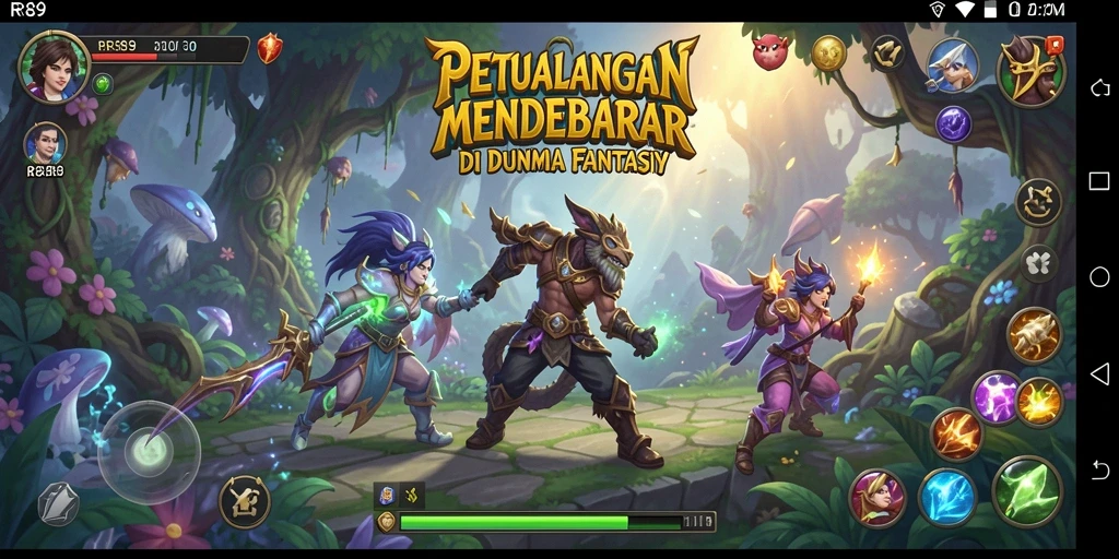 Tampilan gameplay RR89 dengan petualangan seru dan grafis menawan.