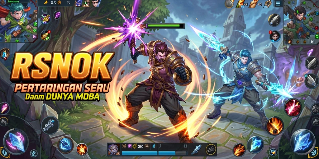 Tampilan seru gameplay <strong>RSNOK</strong> saat pertarungan tim.