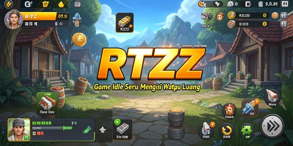Tampilan gameplay Idle RTZZ yang mengasyikkan dan interaktif.