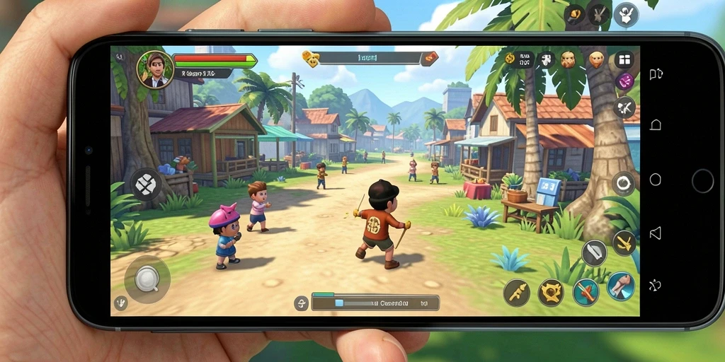 Screenshot menampilkan gameplay T6 yang penuh warna dan tantangan.