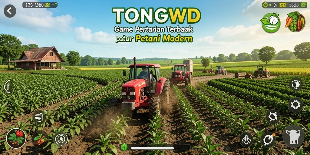 Gameplay menarik TONGWD dengan aktivitas bertani seru.