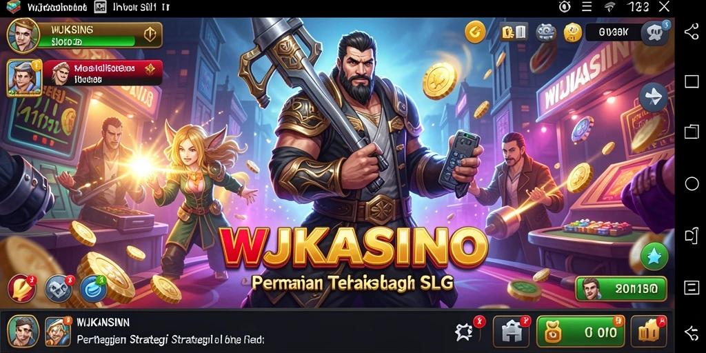 Tampilan gameplay menarik WJKASINO dengan elemen SLG yang seru.